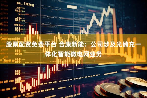 股票配资免费平台 合康新能：公司涉及光储充一体化智能微电网业务